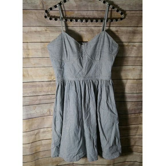 Free People Railroad Stripe Dress - Picture 2 of 8